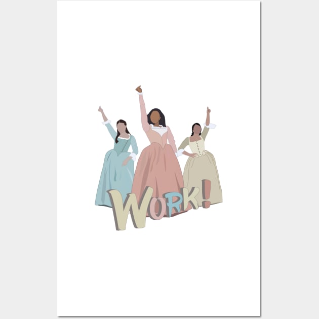 The Schuyler Sisters Wall Art by sydneyurban